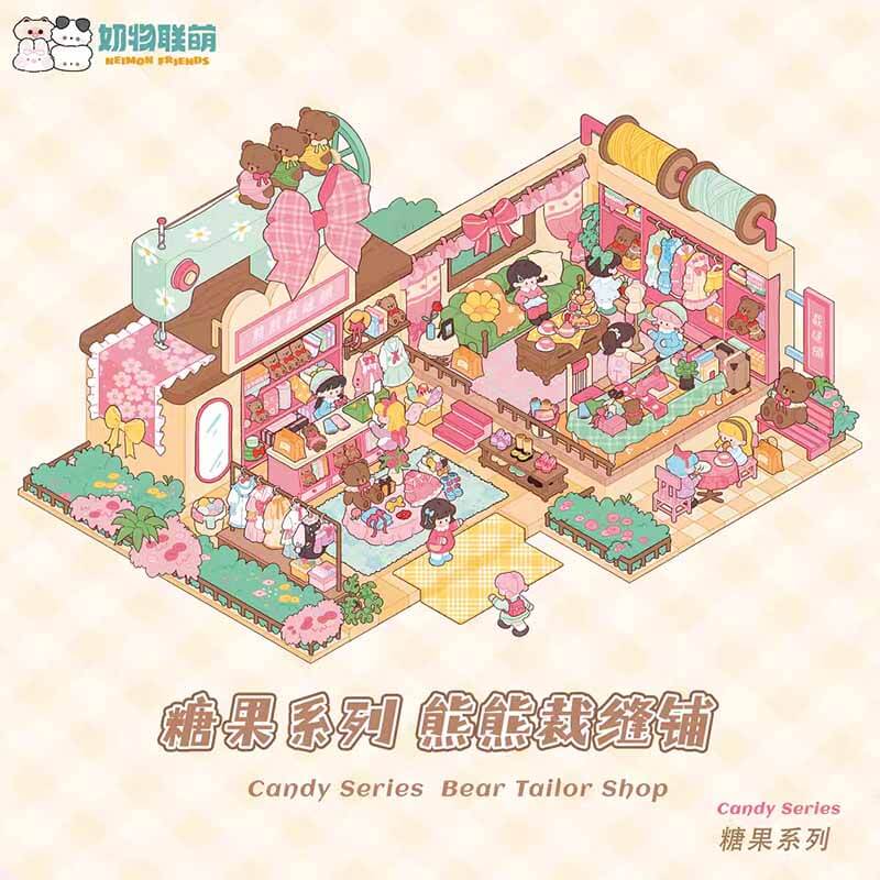 Cuddle Shop DIY 3D Scenes Sticker 2 Cute Miniature Scenes(L)