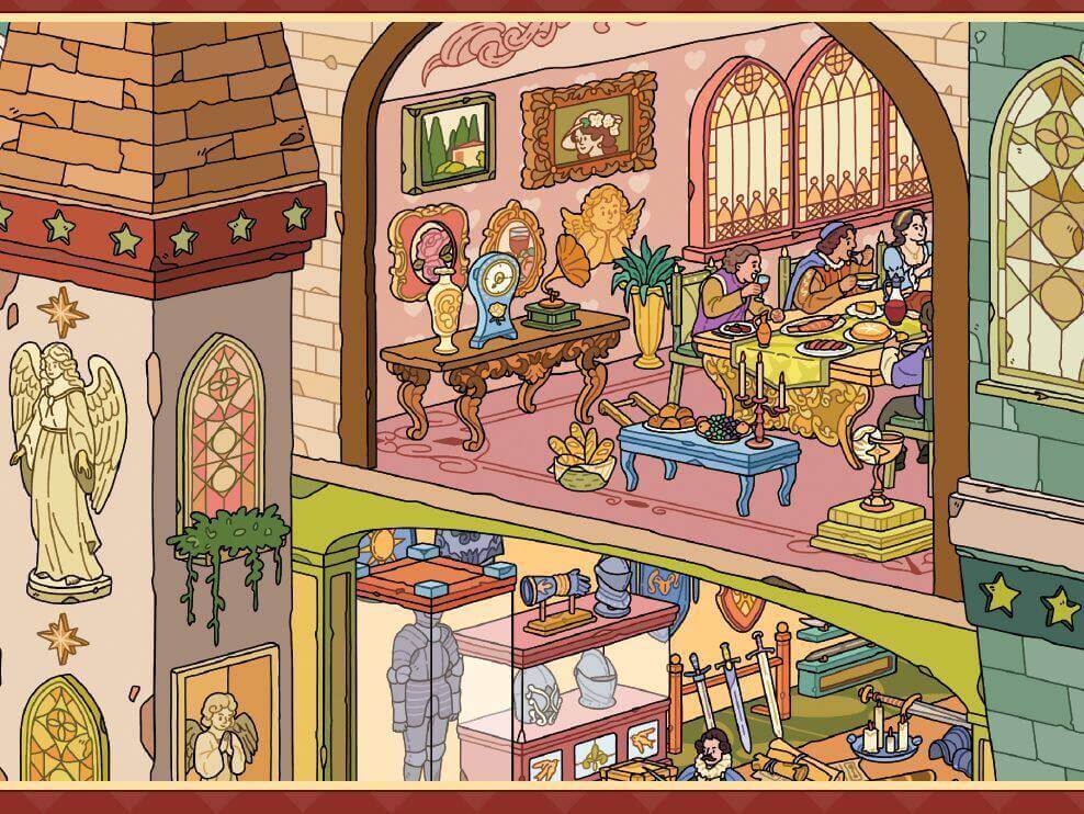 Curio Time DIY 3D Scene Stickers With Guide Lines(XL)