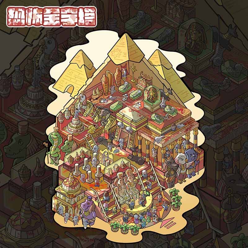 Cursed Secrets DIY 3D Scene Stickers 4 Cute Miniature Scenes (L)