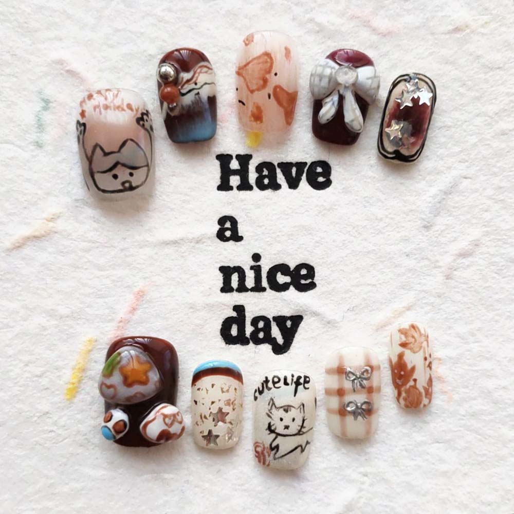Art Garden Press On Nails Cute Life 157