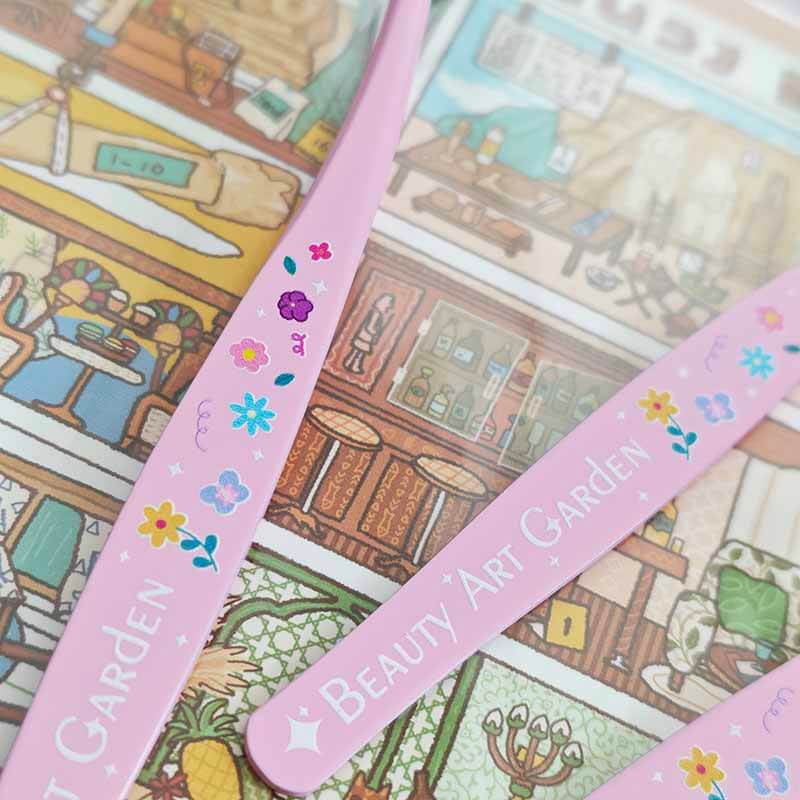 Cute Pink Flower Tweezers | Lash & Craft Tool