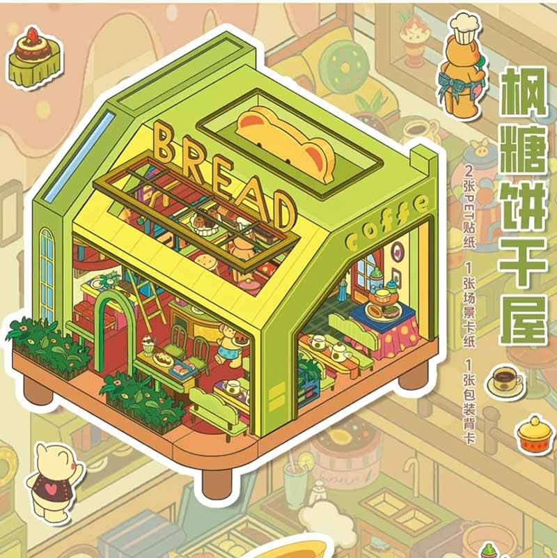 Dessert Dreams DIY 3D Scene Stickers 2 Cute Miniature Scenes(L)