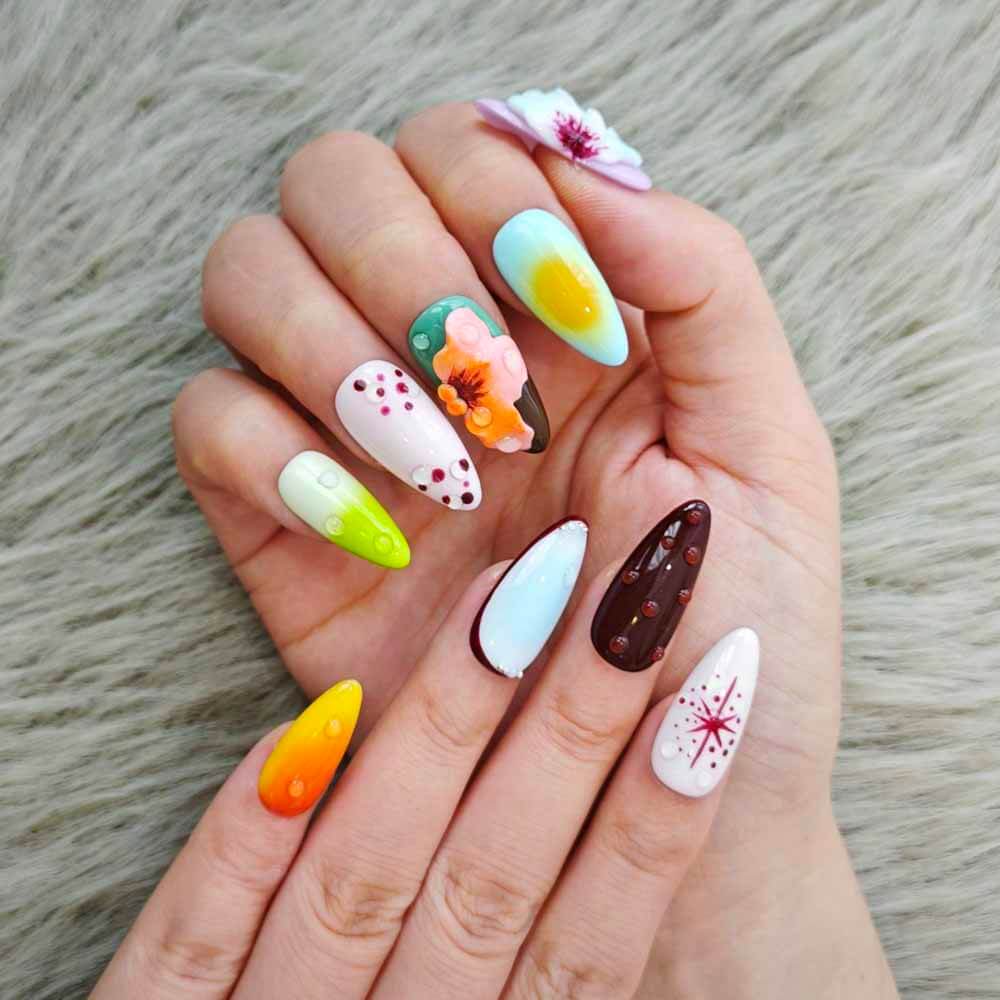 Art Garden Press On Nails Twilight Garden 31