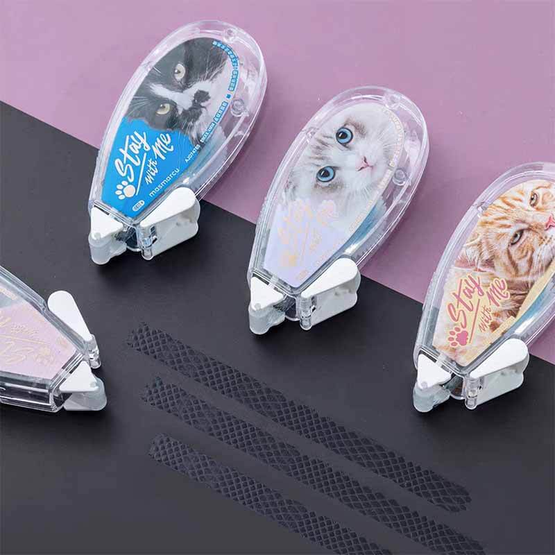Cute Kitten Double-Sided Dot Adhesive Tape (Random Color)