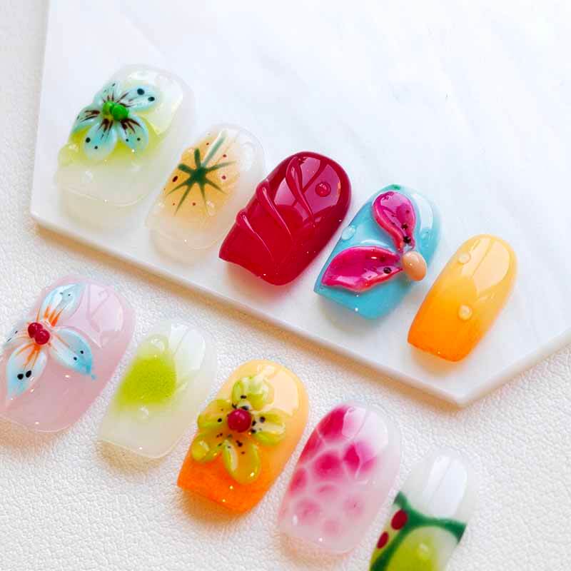 Beauty Art Garden Press On Nail Dream Isle 208