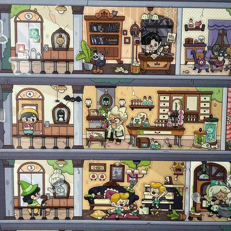 Dream Lodging DIY 3D Scene Stickers 2 Cute Miniature Scenes