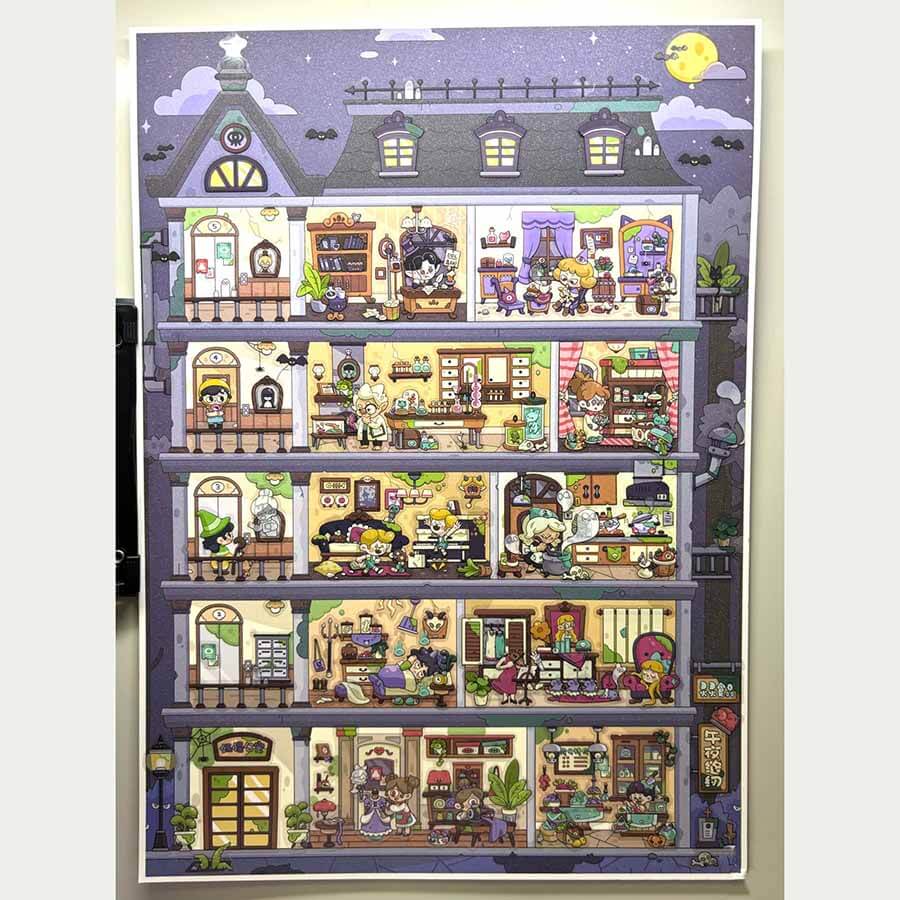 Dream Lodging DIY 3D Scene Stickers 2 Cute Miniature Scenes(XL)