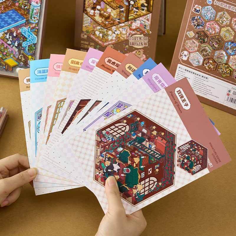 Dreamville Collection DIY Cute Miniature 3D Sticker Collection(S)