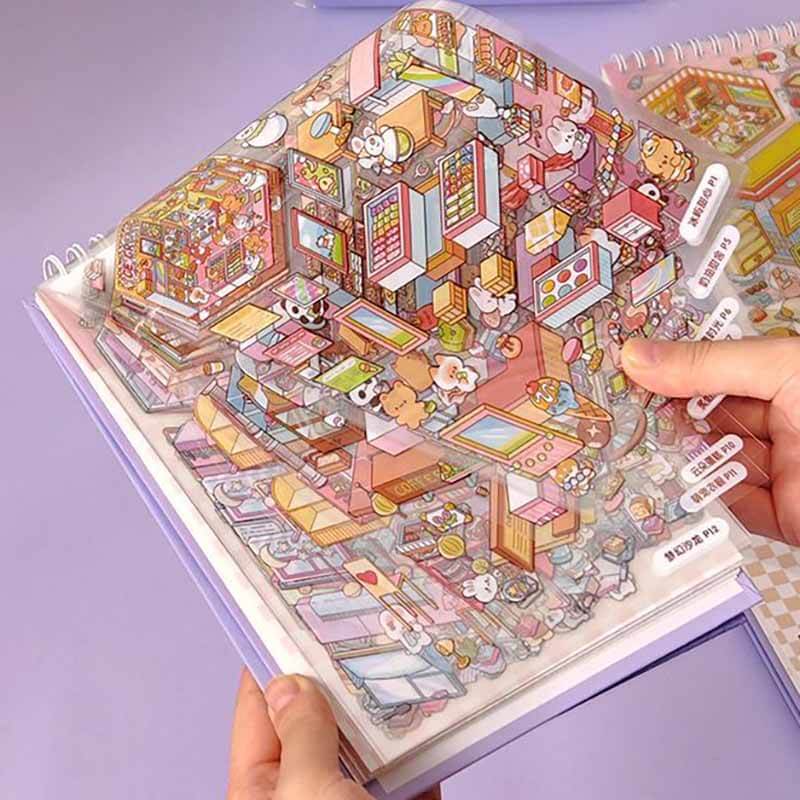 Dreamville Collection DIY Cute Miniature 3D Sticker Collection(S)