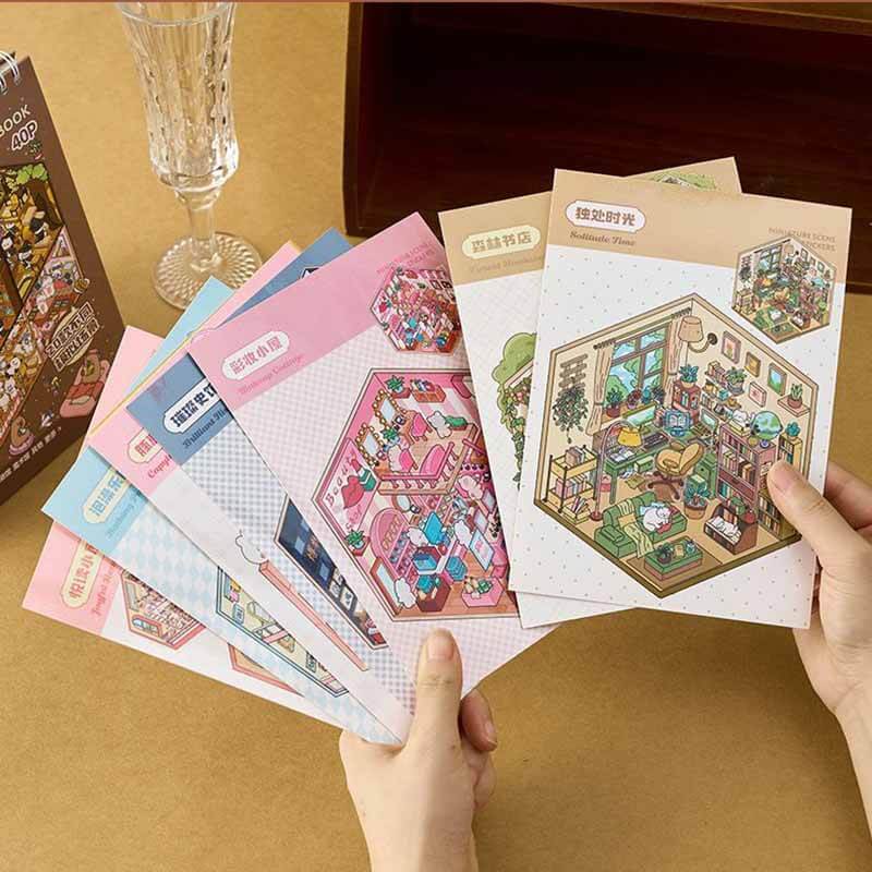 Dreamville Collection DIY Cute Miniature 3D Sticker Collection(S)