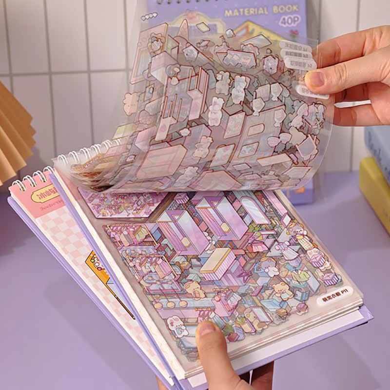 Dreamville Collection DIY Cute Miniature 3D Sticker Collection(S)