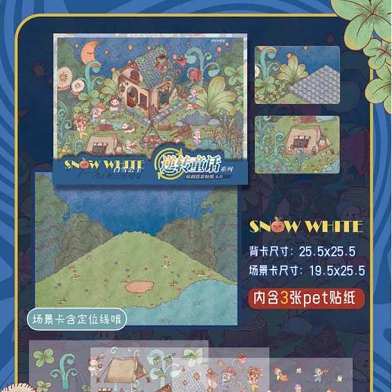 Enchanted Nights DIY 3D Scene Stickers 4 Cute Miniature Scenes(L)