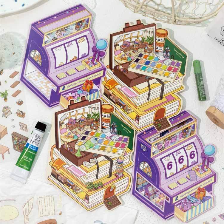 Fantasy Hub DIY 3D Scene Stickers 2 Cute Miniature Scenes(M)