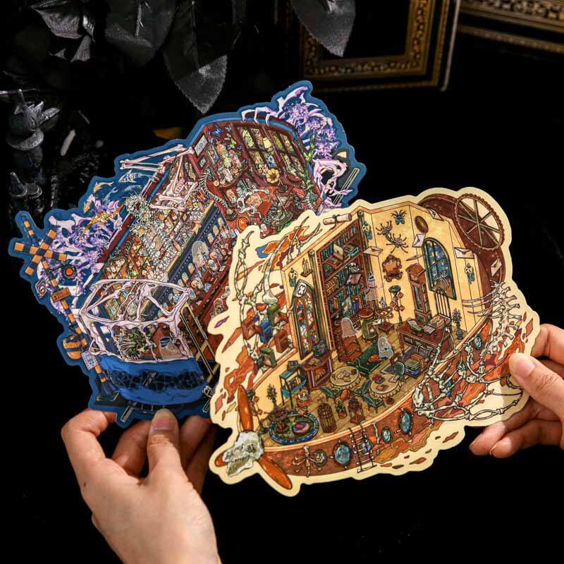 Fantasy Transit DIY 3D Scene Stickers With Guide Lines(M)