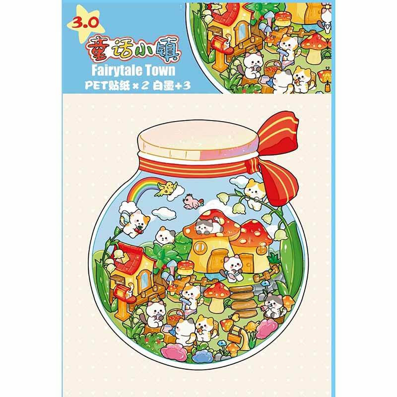 Fantasy Voyages DIY 3D Scene Stickers 4 Cute Miniature Scenes(S)