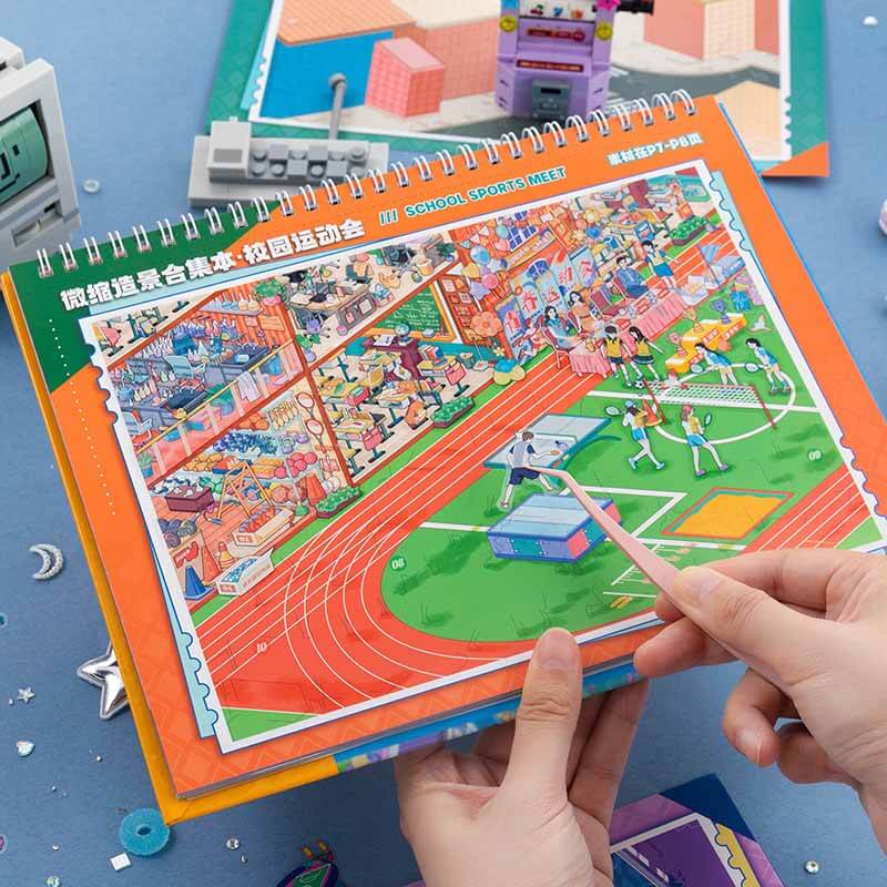 Fun City Life DIY 3D Scene Stickers 2 Cute  Scenes(xL)