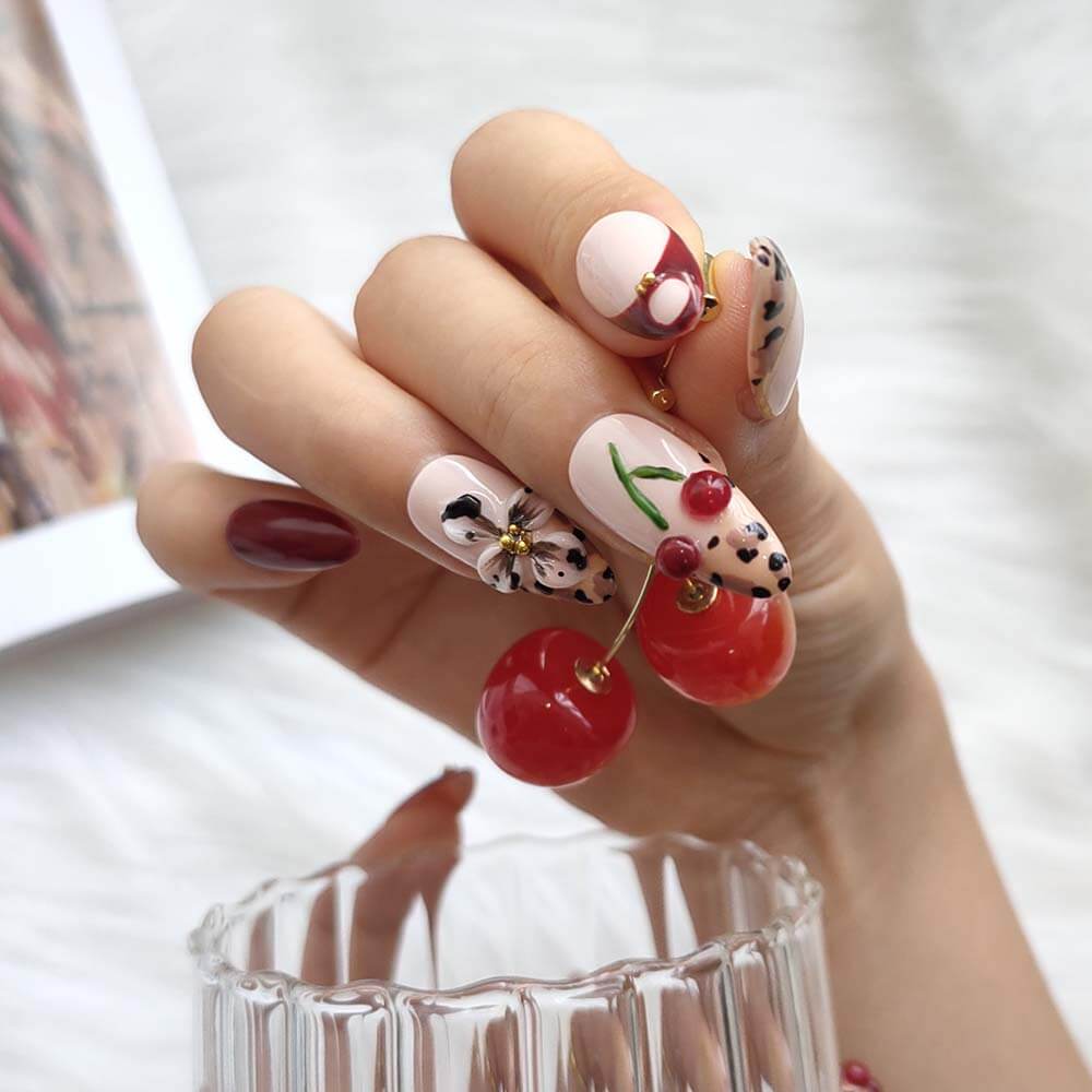 Faux ongles Art Garden Wild Cherry 35