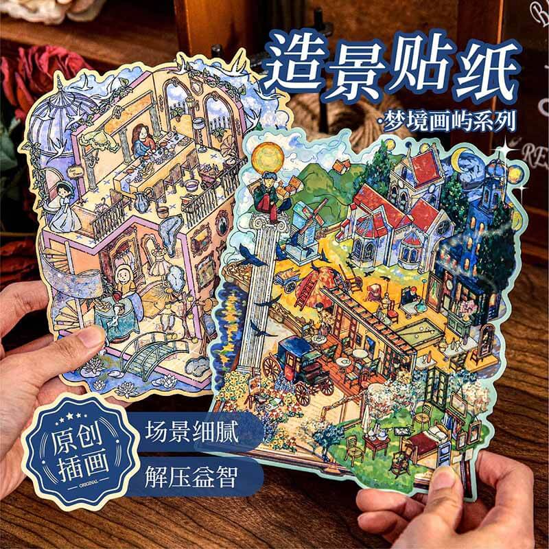 Gallery of Whispers DIY 3D Scene Stickers 4 Cute Miniature Scenes