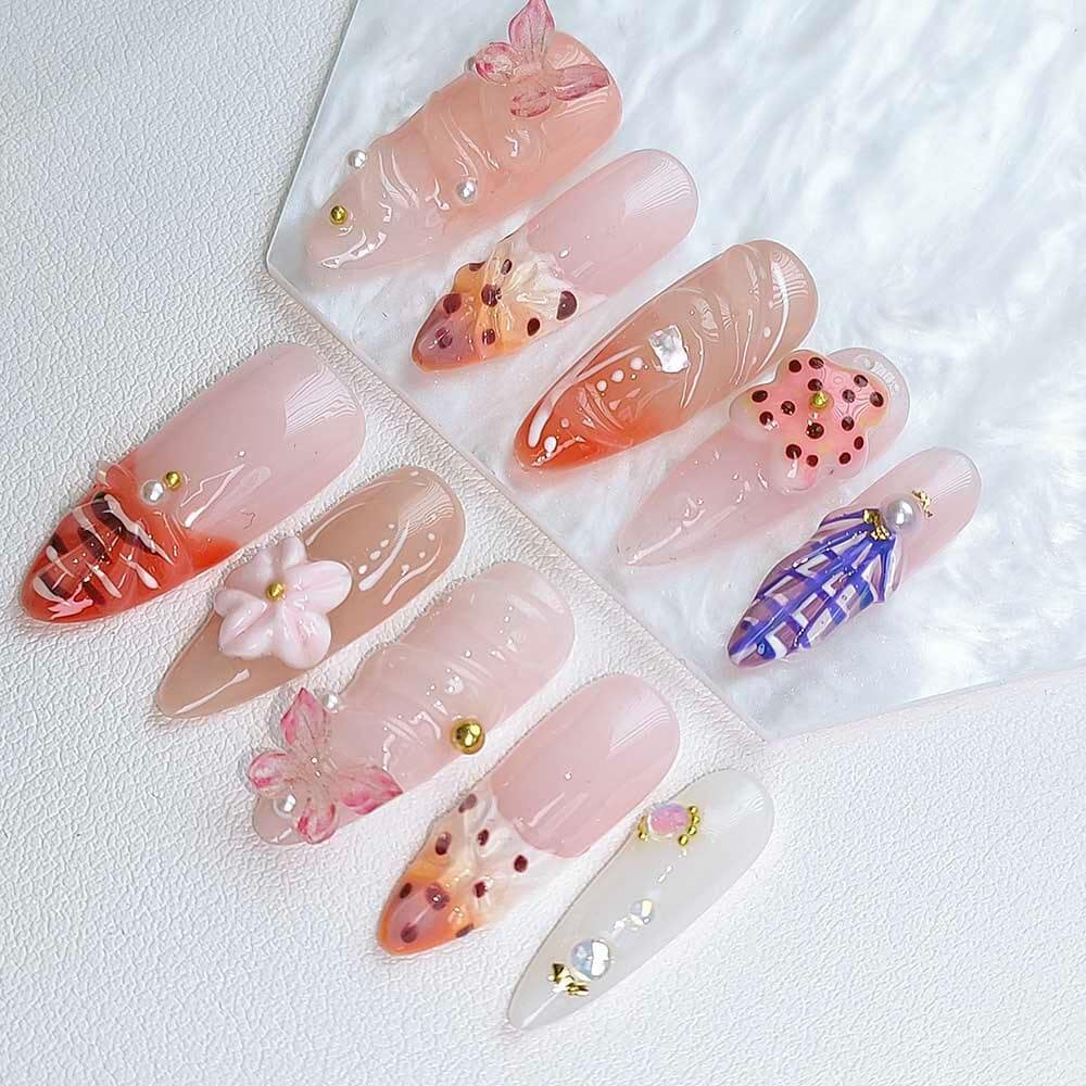 Beauty Art Garden Press On Nails Garden Waltz 193