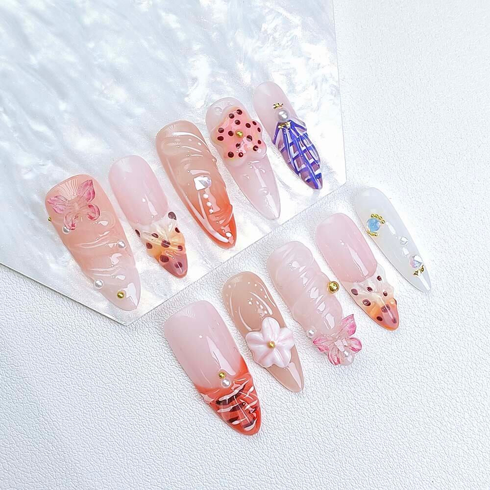 Beauty Art Garden Press On Nails Garden Waltz 193