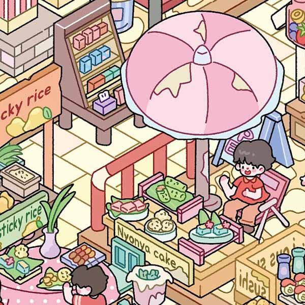 Handmade Quest DIY 3D Scene Stickers 2 Cute Miniature Scenes(xL)