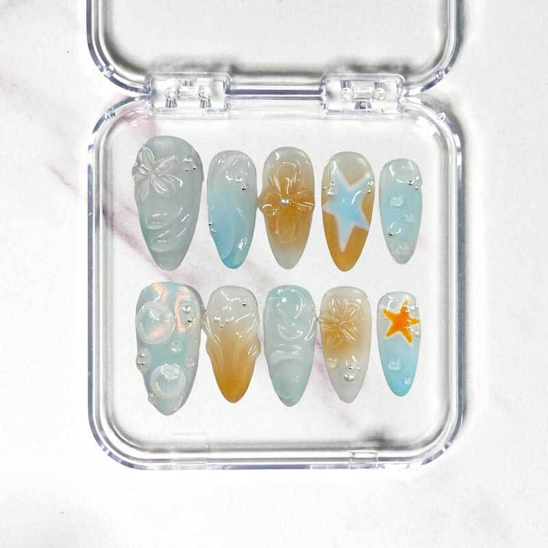 Art Garden Press On Nails Beach Chic