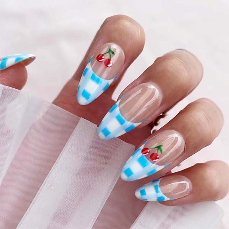 Art Garden Press On Nails Cherry Breeze 146