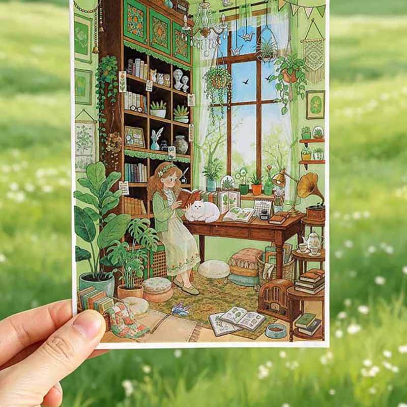 Little Joys at Home DIY 3D Scene Stickers With Guide Lines(S)