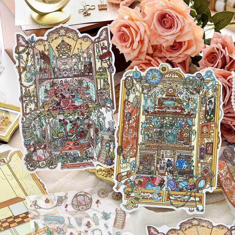 Lost Dreams DIY 3D Scene Stickers With Guide Lines(L)