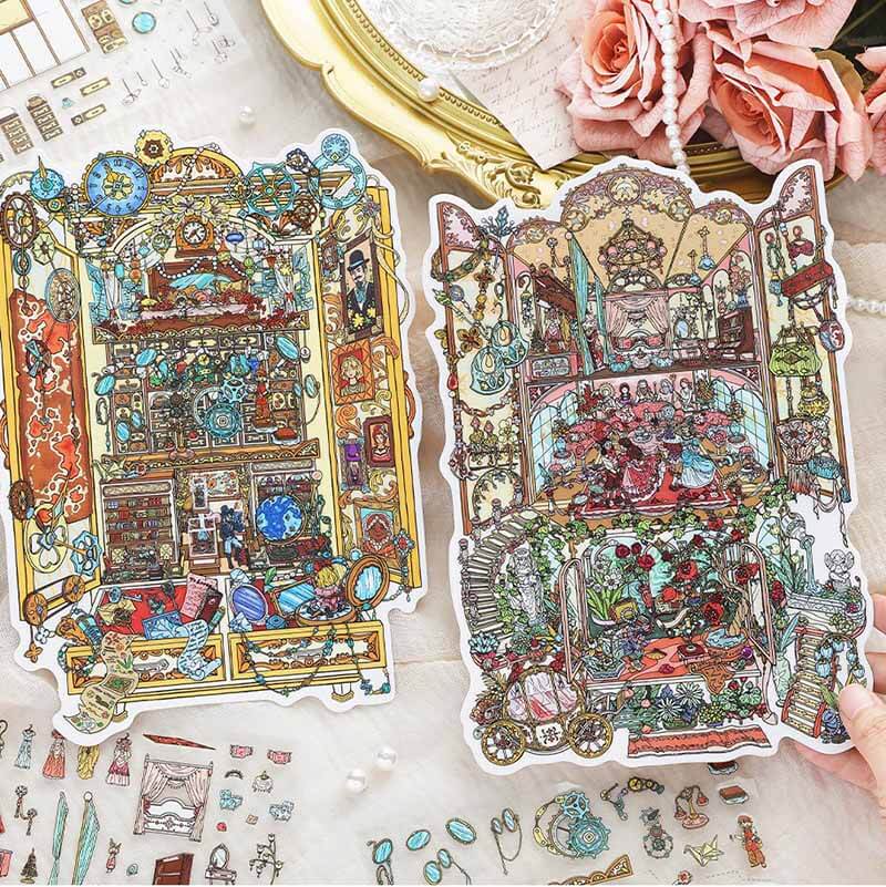 Lost Dreams DIY 3D Scene Stickers With Guide Lines(L)