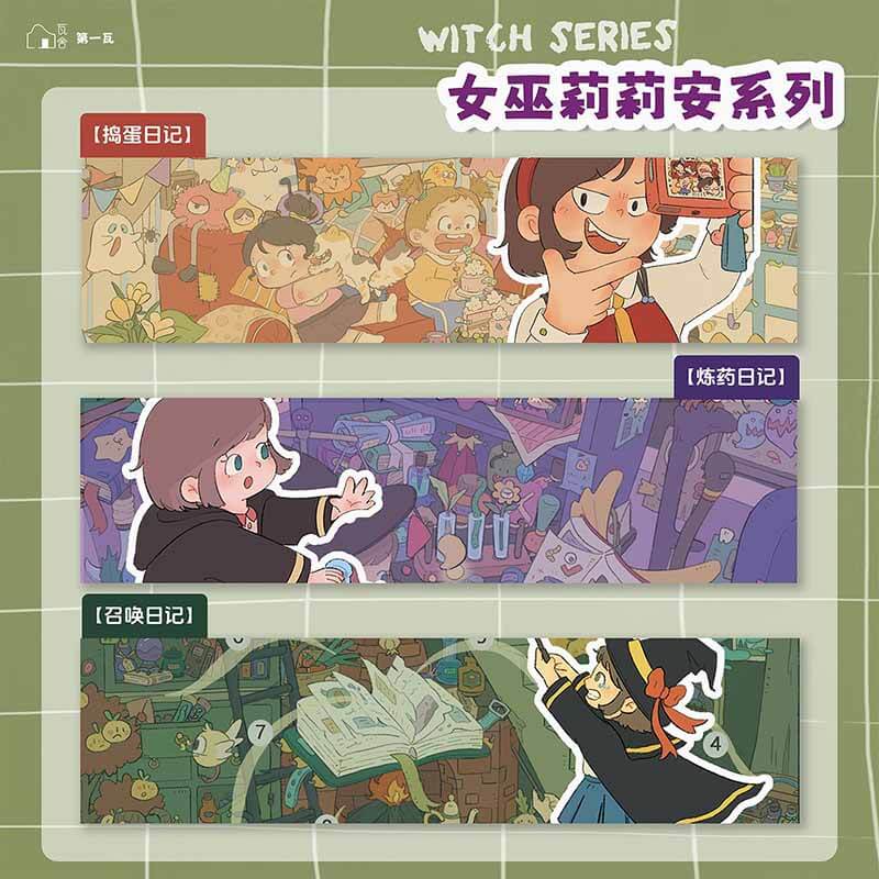 Magical Diaries DIY 3D Scene Stickers 3 Cute Miniature Scenes(M)