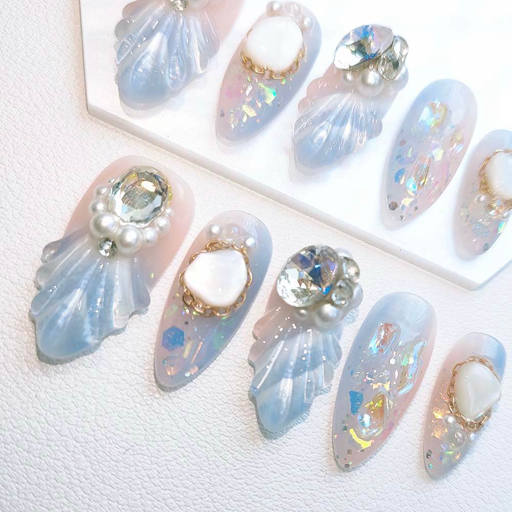 Beauty Art Garden Press On Nails Mermaid Vibes 183