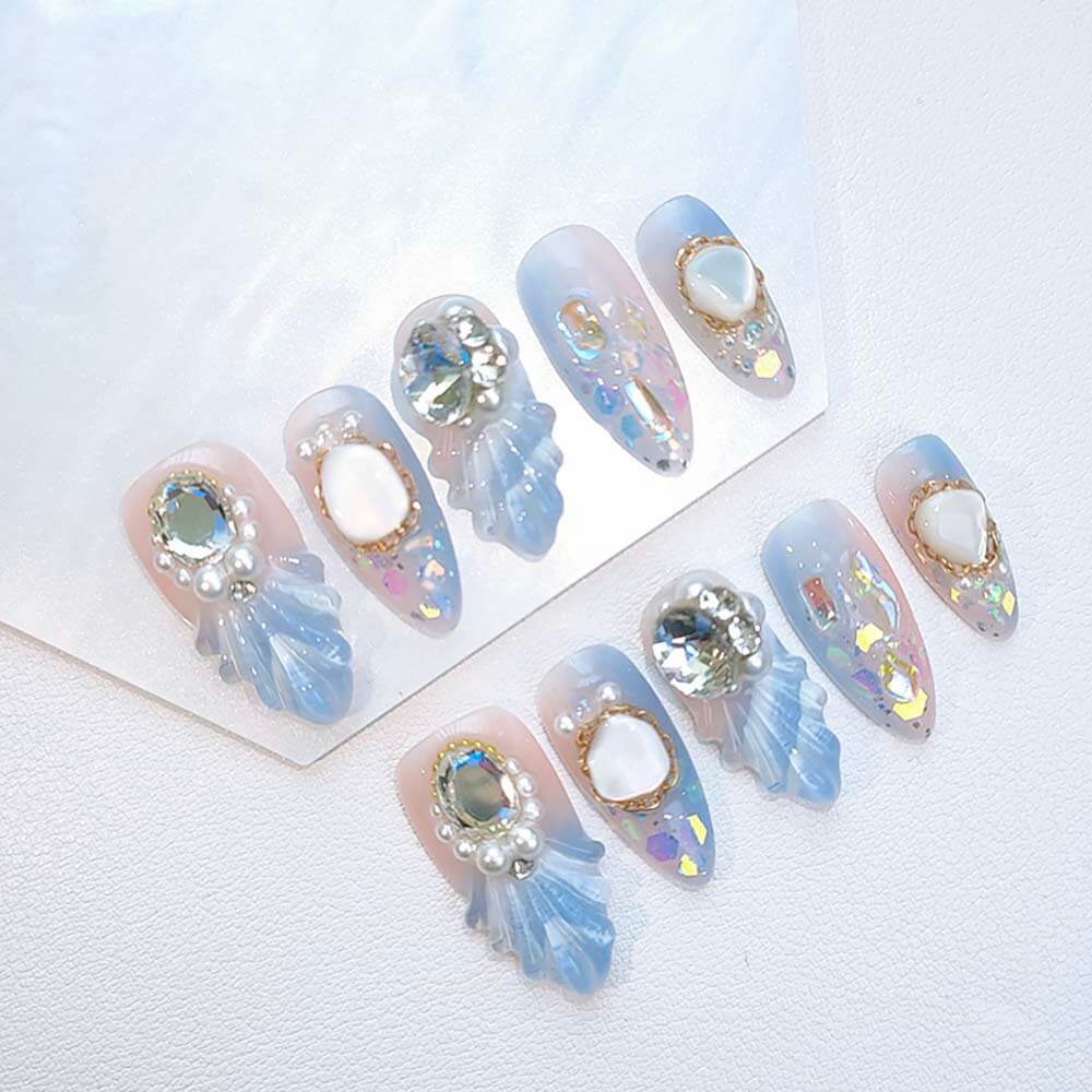 Beauty Art Garden Press On Nails Mermaid Vibes 183