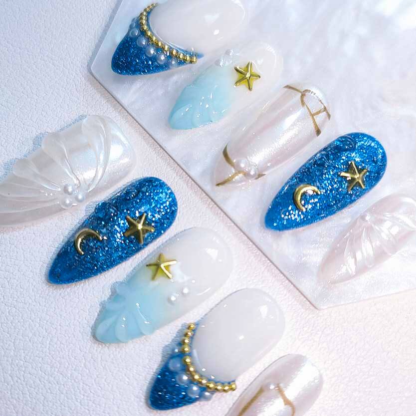 Beauty Art Garden Press On Nails Mermaid’s Daydream 132