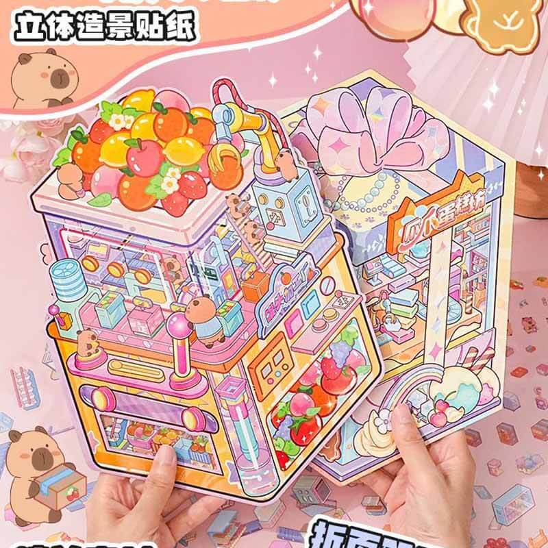 Mini Maker DIY 3D Scene Stickers 2 Cute Miniature Scenes(L)