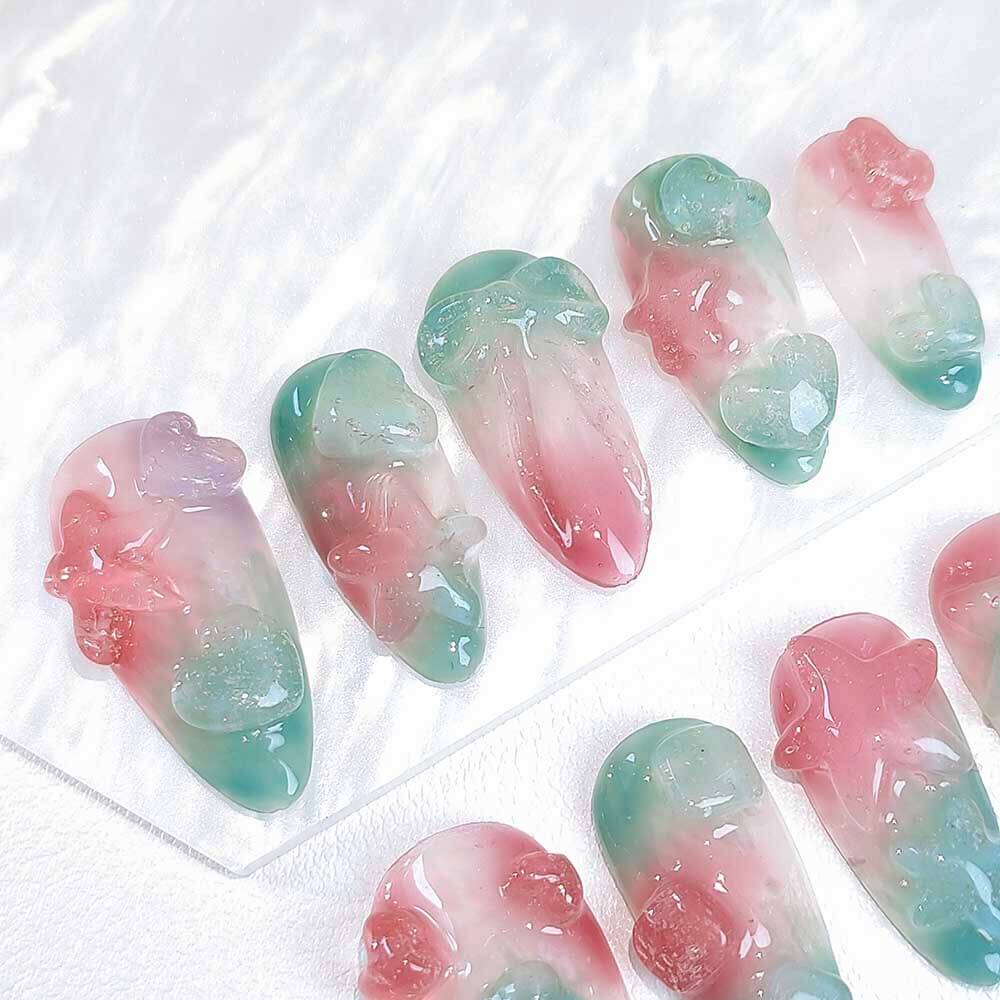 Beauty Art Garden Press On Nails Moon Jelly 110