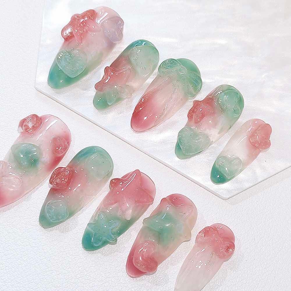 Beauty Art Garden Press On Nails Moon Jelly 110