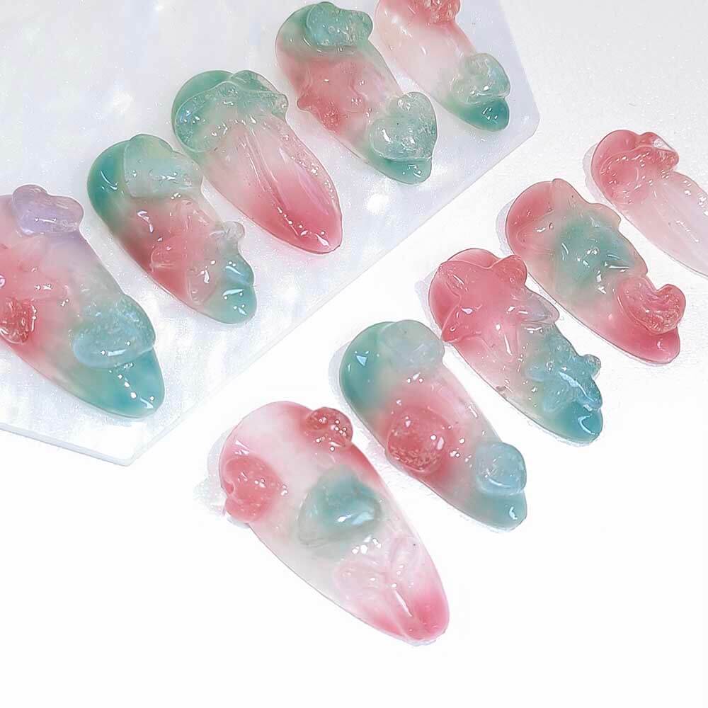 Beauty Art Garden Press On Nails Moon Jelly 110