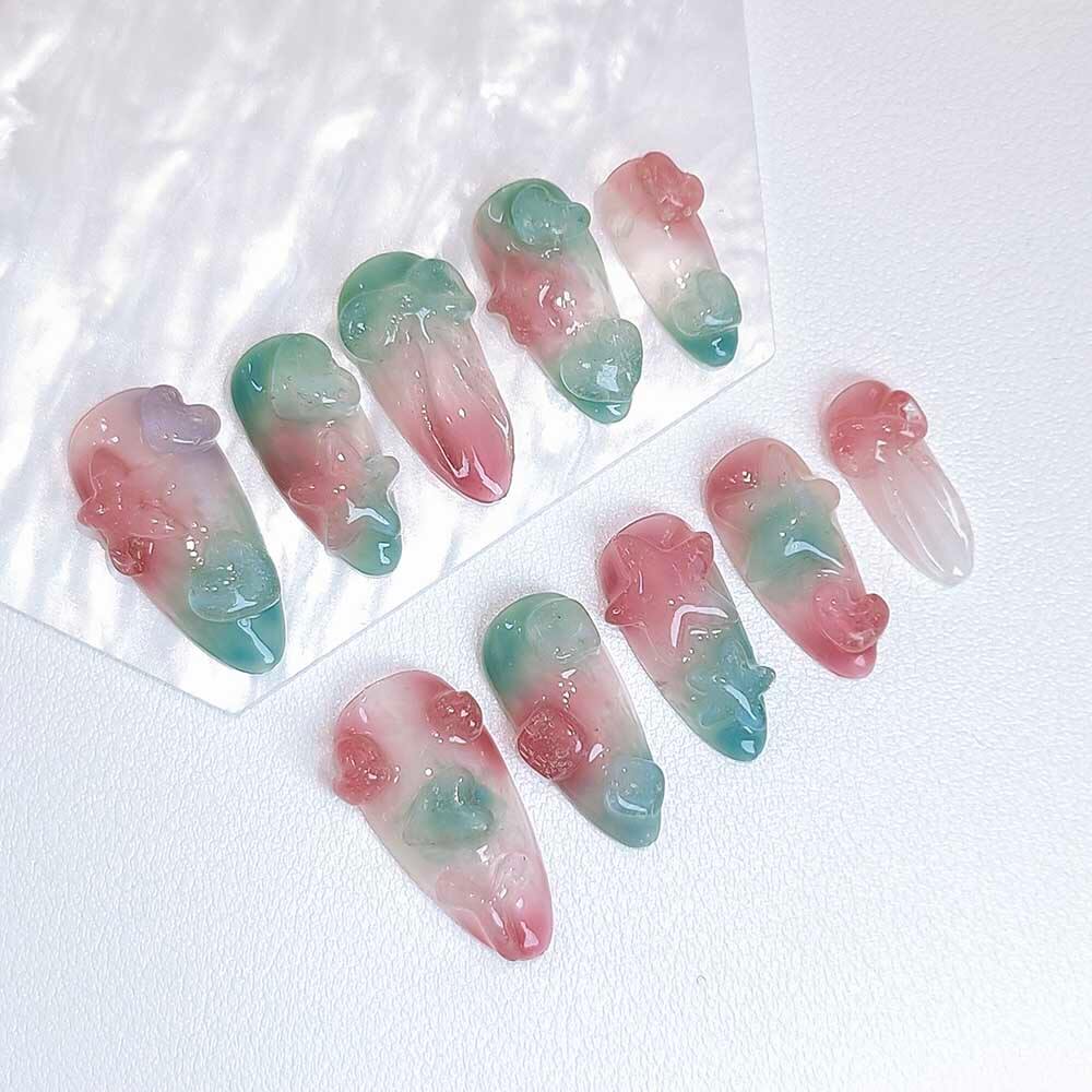 Beauty Art Garden Press On Nails Moon Jelly 110