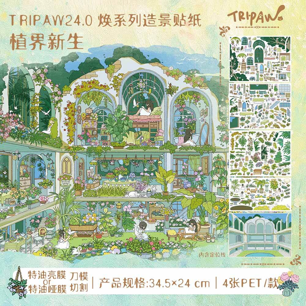 Nature Reborn DIY 3D Sticker Cute Miniature Scenes(xxL)