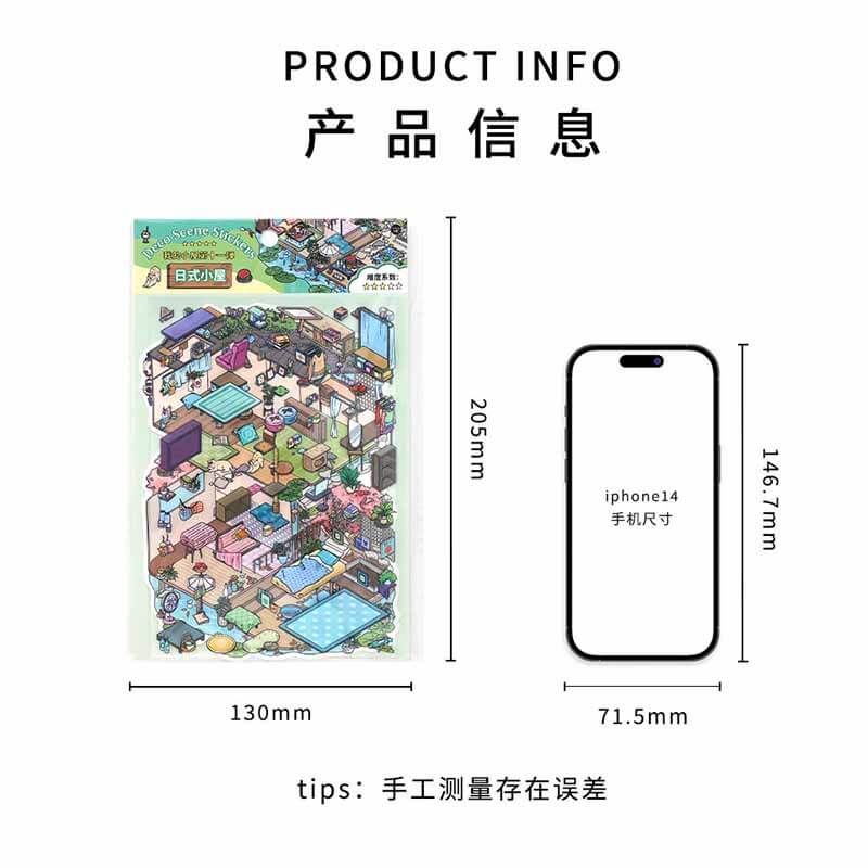 Nature’s Haven DIY 3D Scene Stickers 4 Cute Miniature Scenes