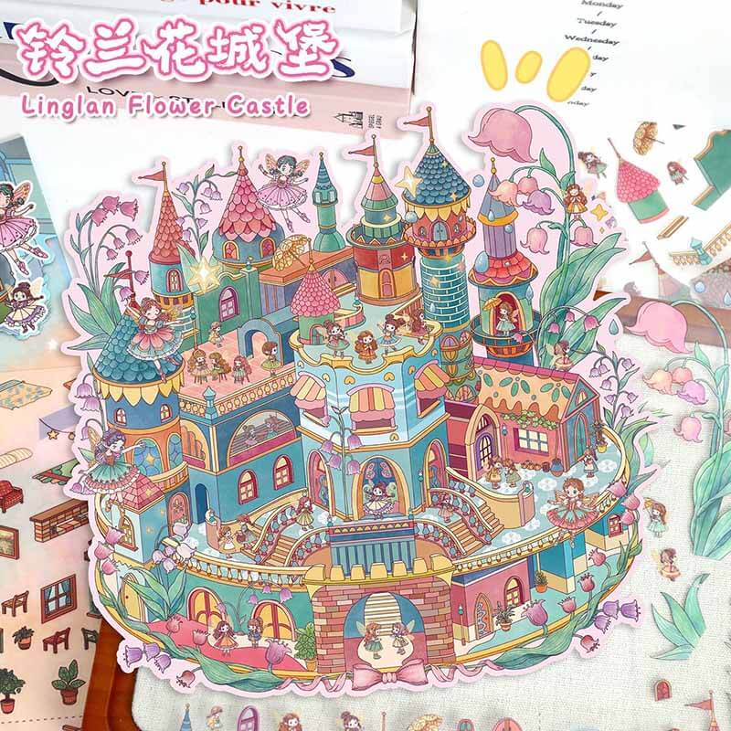 Nature’s Secret DIY 3D Scene Stickers 2 Cute Miniature Scenes(L)