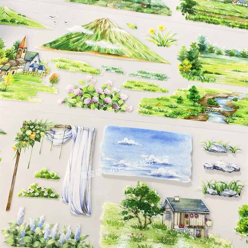 Spring Meadow PET Scene Tape