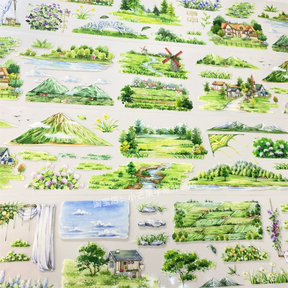 Spring Meadow PET Scene Tape