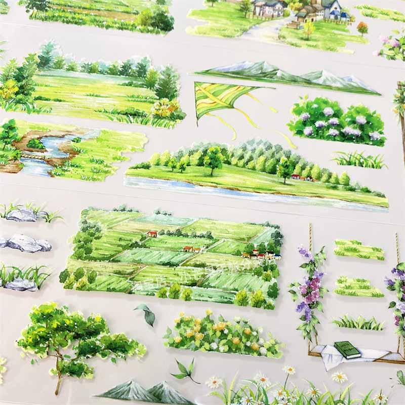Spring Meadow PET Scene Tape