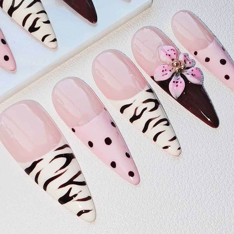 Beauty Art Garden Press On Nails Ocean Breeze Milk 211