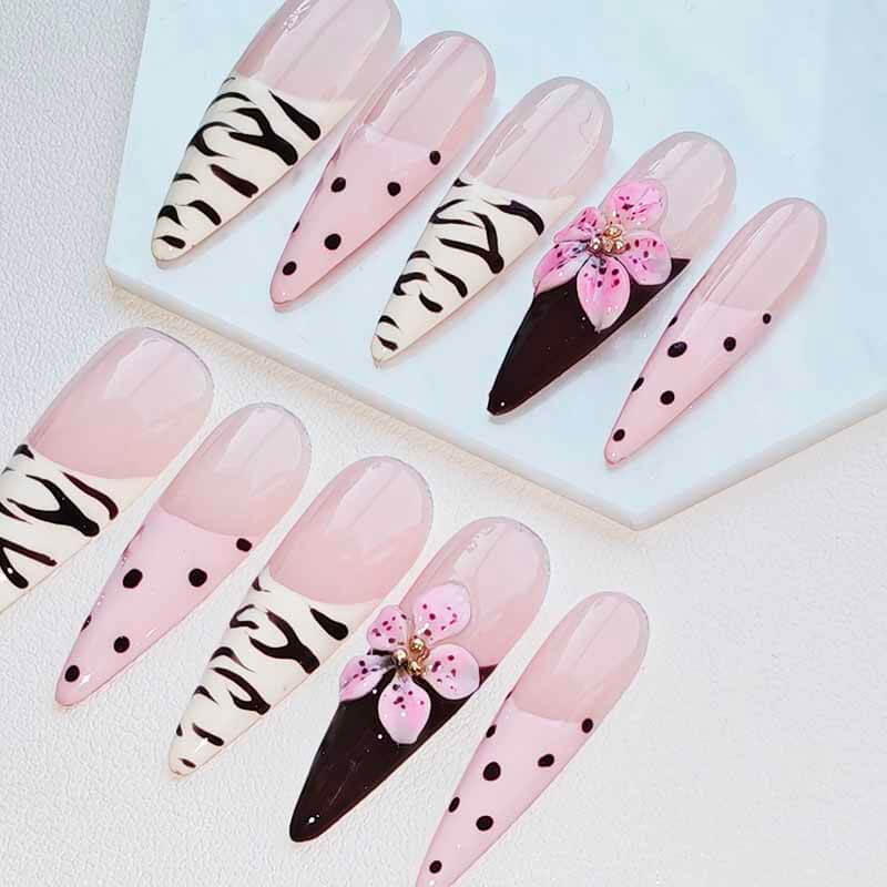 Beauty Art Garden Press On Nails Ocean Breeze Milk 211