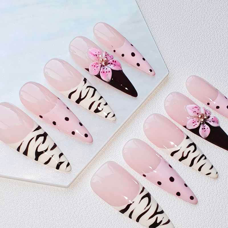 Beauty Art Garden Press On Nails Ocean Breeze Milk 211