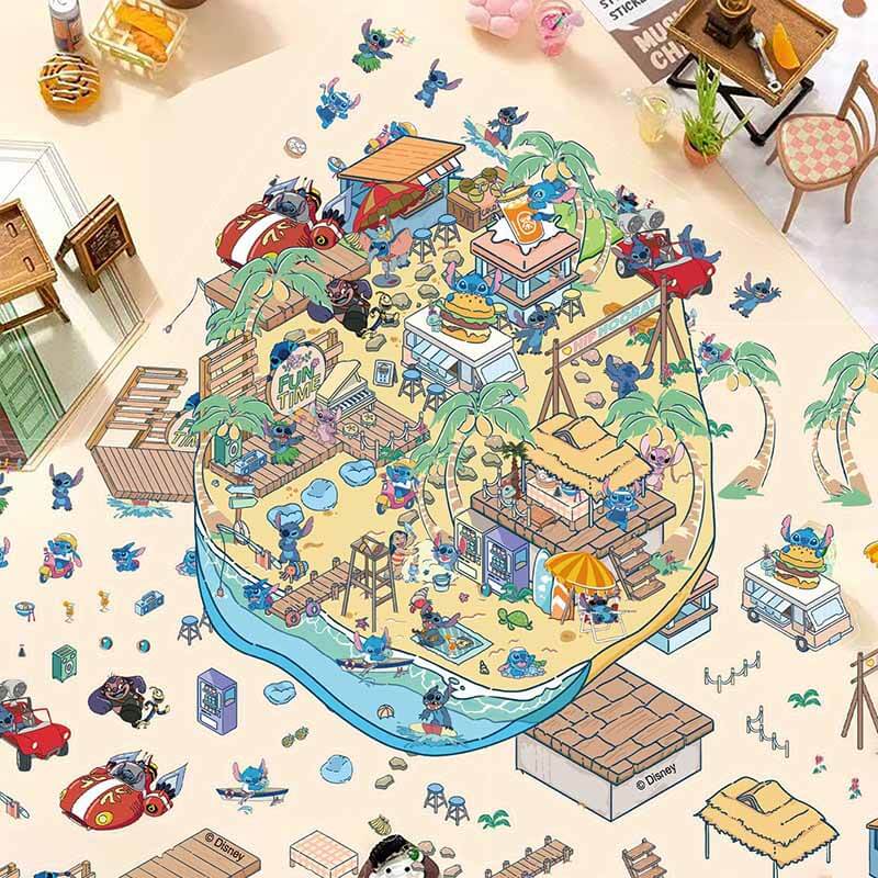 Palette of Delight DIY 3D Scene Stickers 3 Cute Miniature Scenes(S)