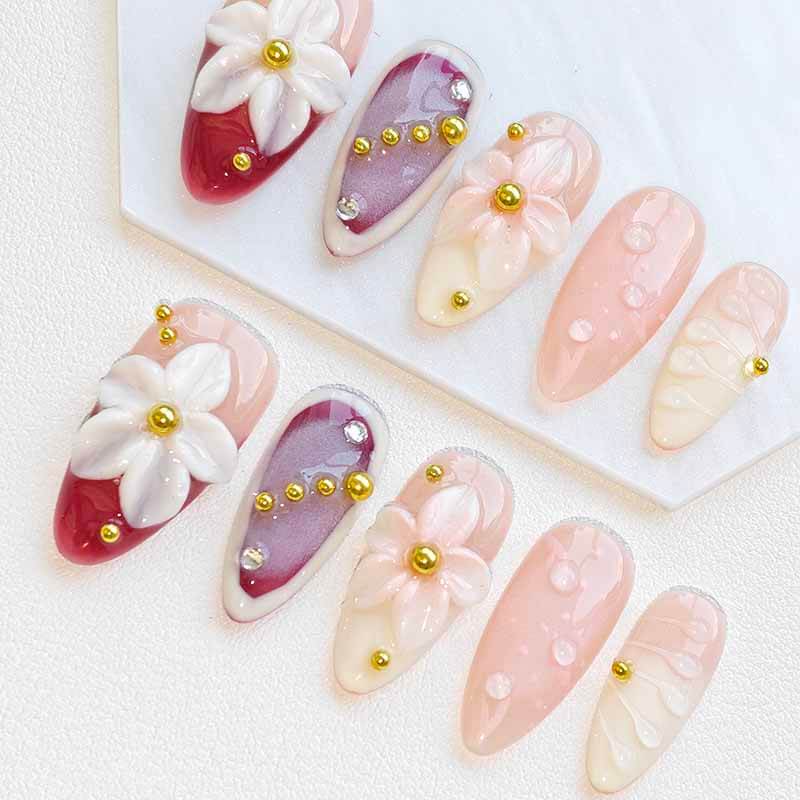 Beauty Art Garden Press On Nail Palm Holiday 212